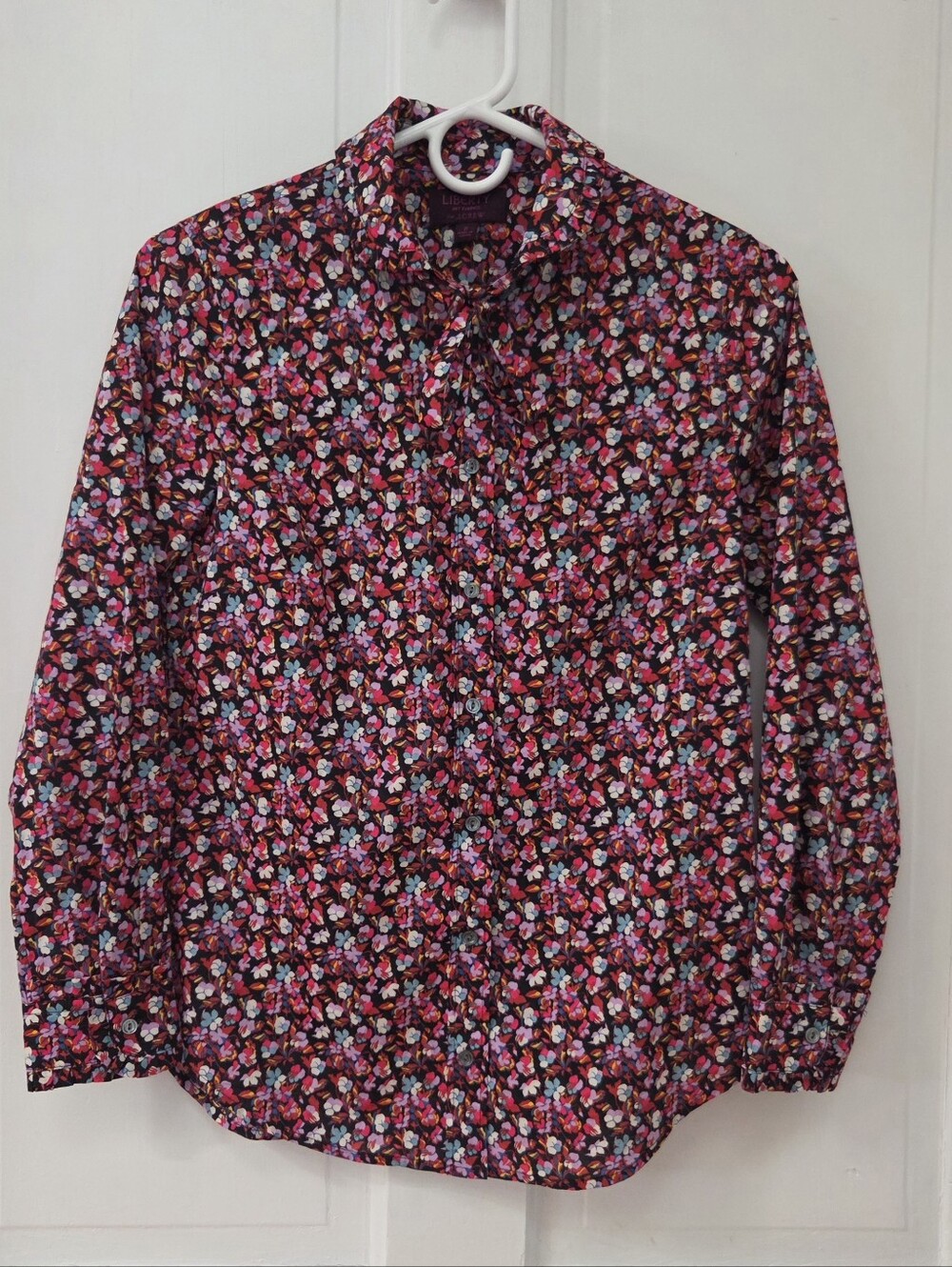 J. Crew Liberty Art Fabric Floral Long Sleeve Button-Up Top 2